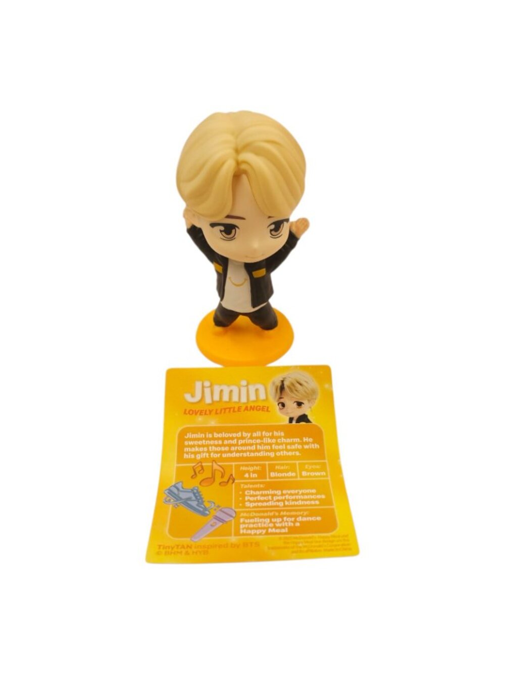 McDonalds TinyTAN BTS K-Pop Happy Meal Toy Lot Figures RM Jimin V j-hope Cards - Picture 6 of 12